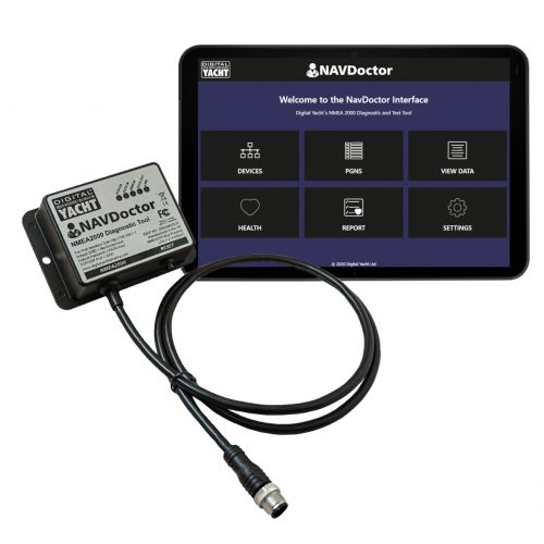 NAVDoctor is a portable NMEA 2000 network diagnostic tool