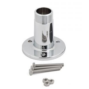 The E179F is a mounting bracket for our WL510 and 4G Connect antennas. It allows these larger 1.25” antennas to bolt down onto this threaded fitting.