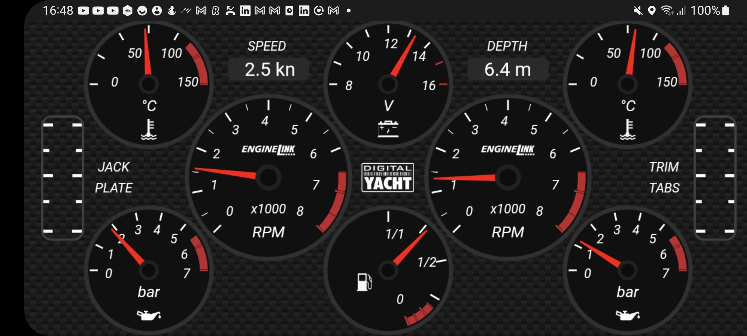 web interface black